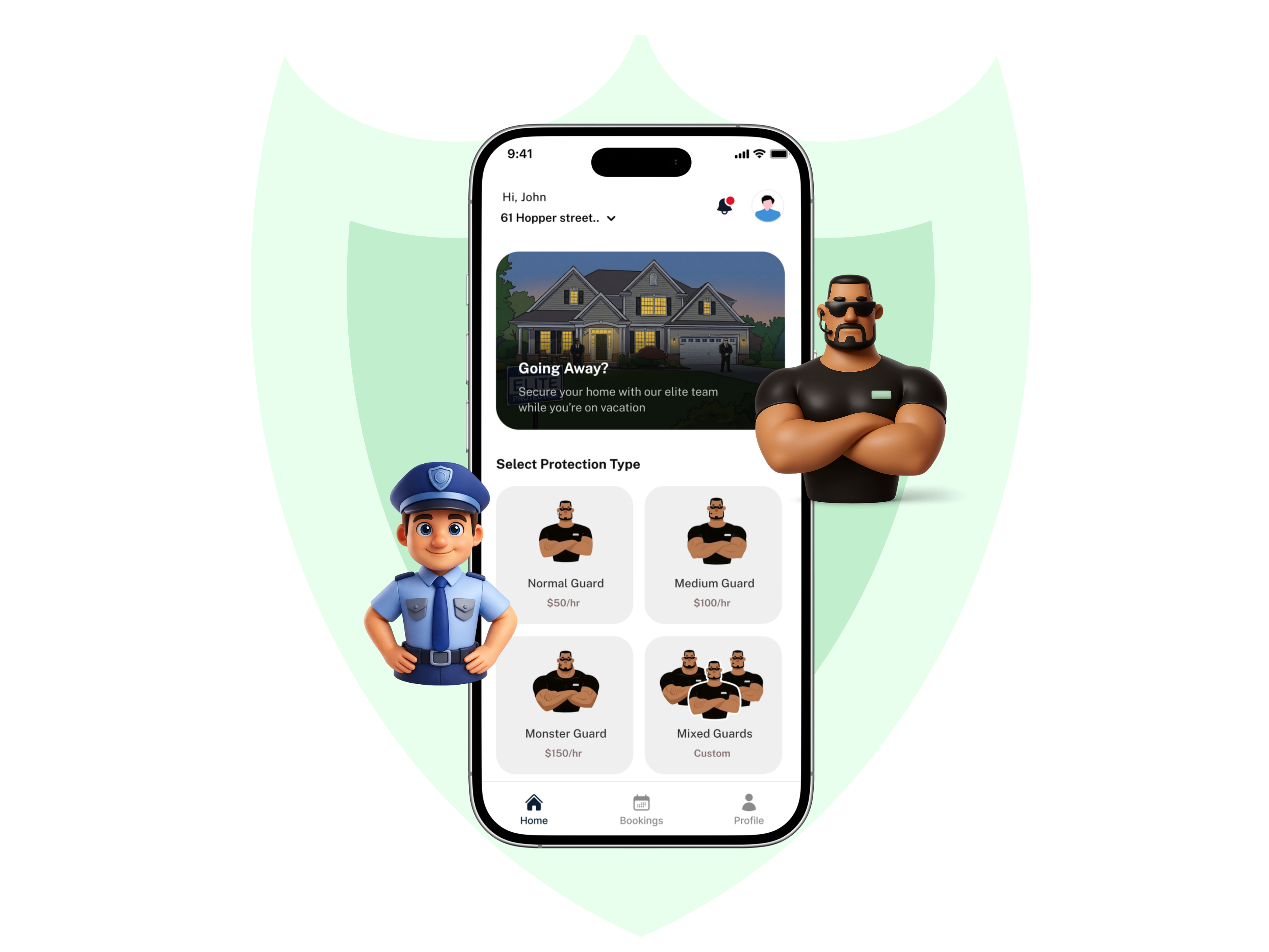 Bodyguard App Interface